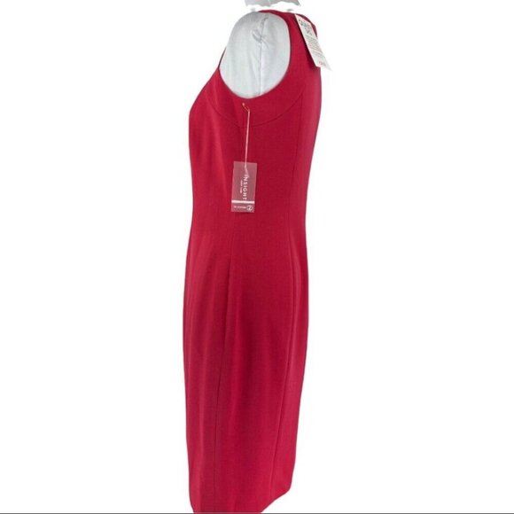 Insight New York Women's NWT Pink Sleeveless Square Neck Sheath Work Dress 2/C34 - Picture 3 of 8